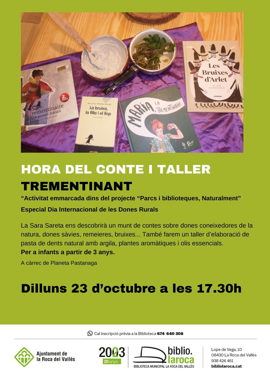 Hora del conte i taller: 