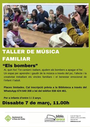 Taller de m&uacute;sica familiar: 