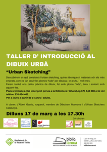 Taller introducció al dibuix urbà (Urban Sketching)