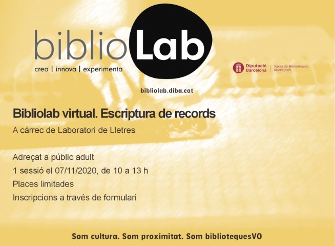 Bibliolab virtual: Escriptura de records (1a sessió)