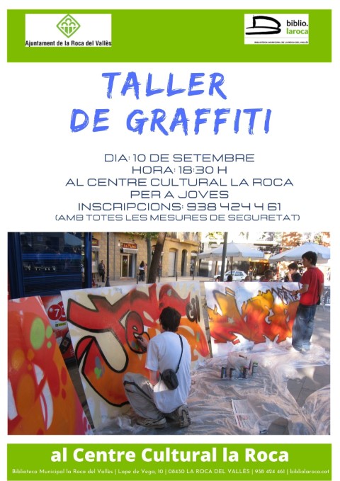 SUSPÈS FINS A NOVA DATA: Taller de Grafitti