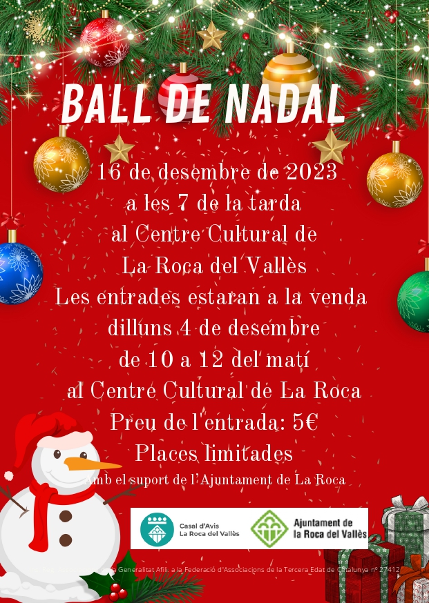 Venda tiquets: Ball de Nadal