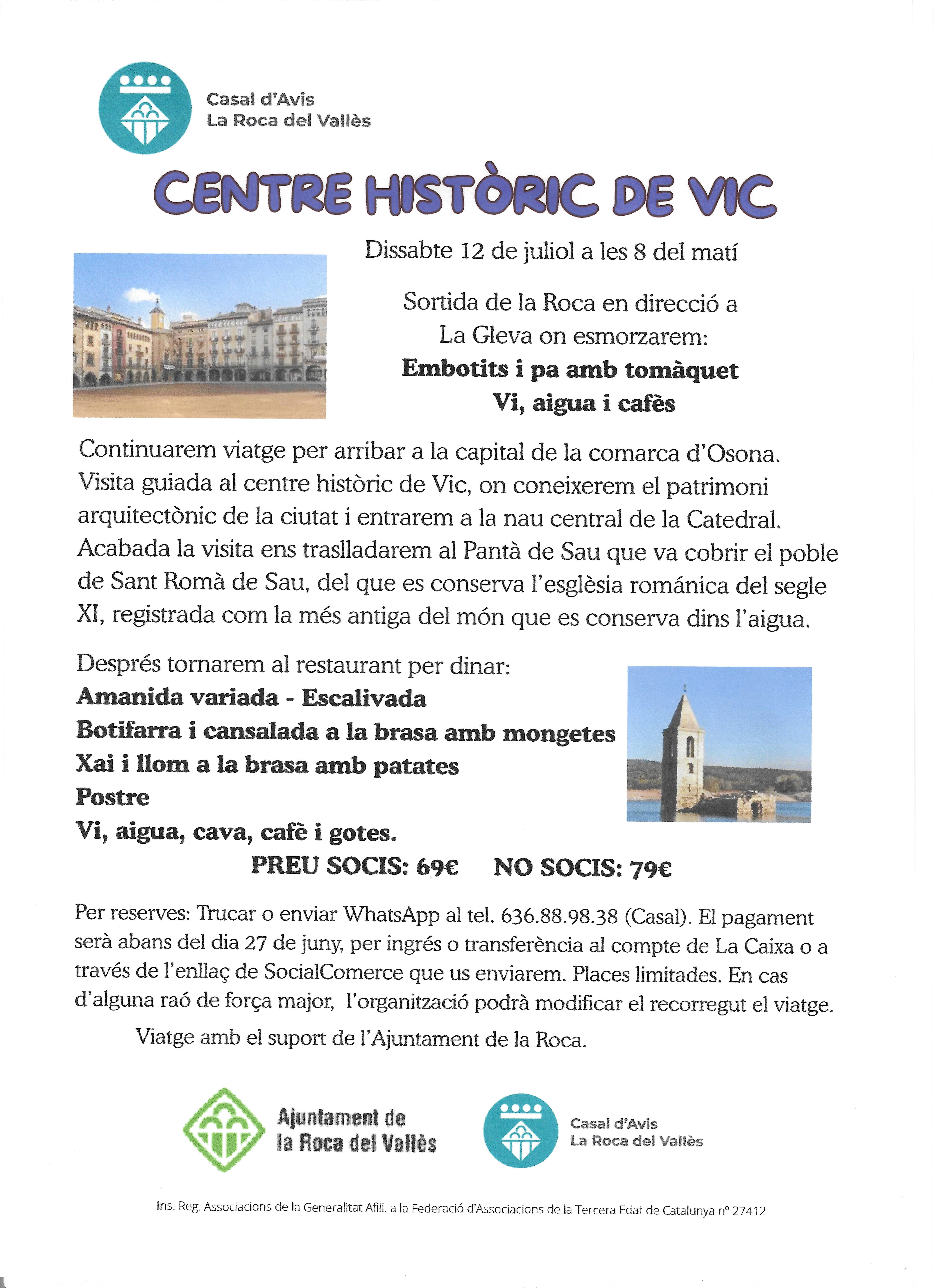 Sortida al Centre històric de Vic