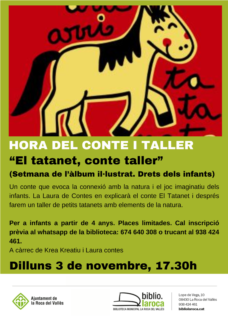 Hora del conte i taller