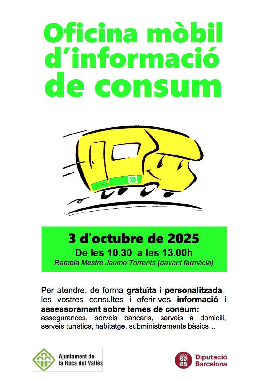 Visita de l??Oficina Mòbil d??Informació de Consum (OMIC)