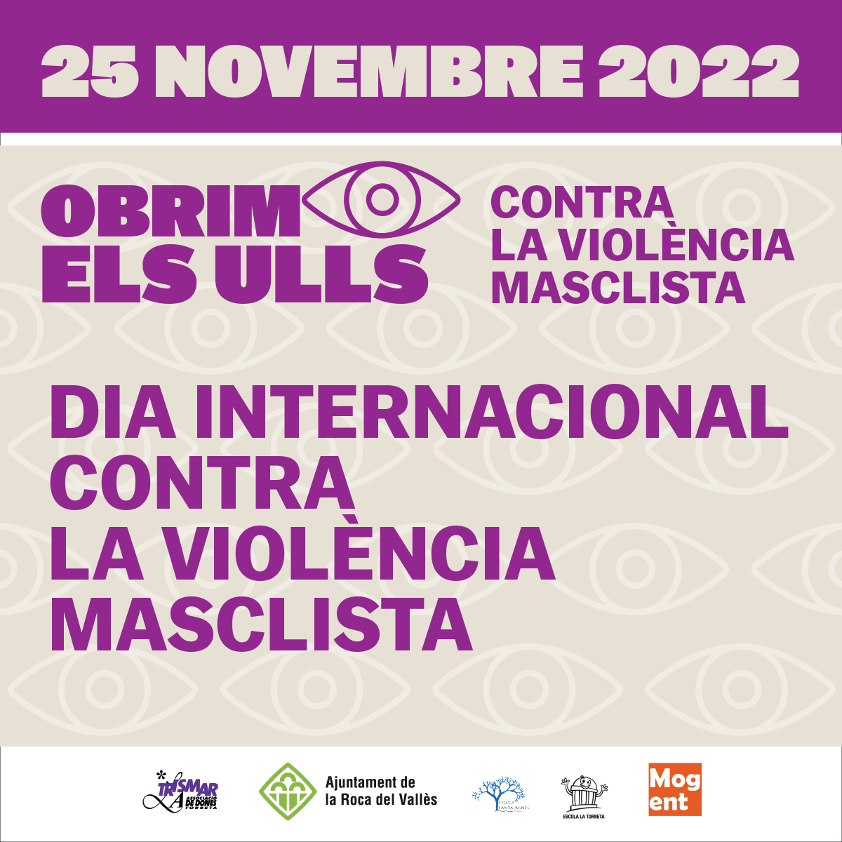 Participa als actes del Dia Internacional Contra la Violència Masclista