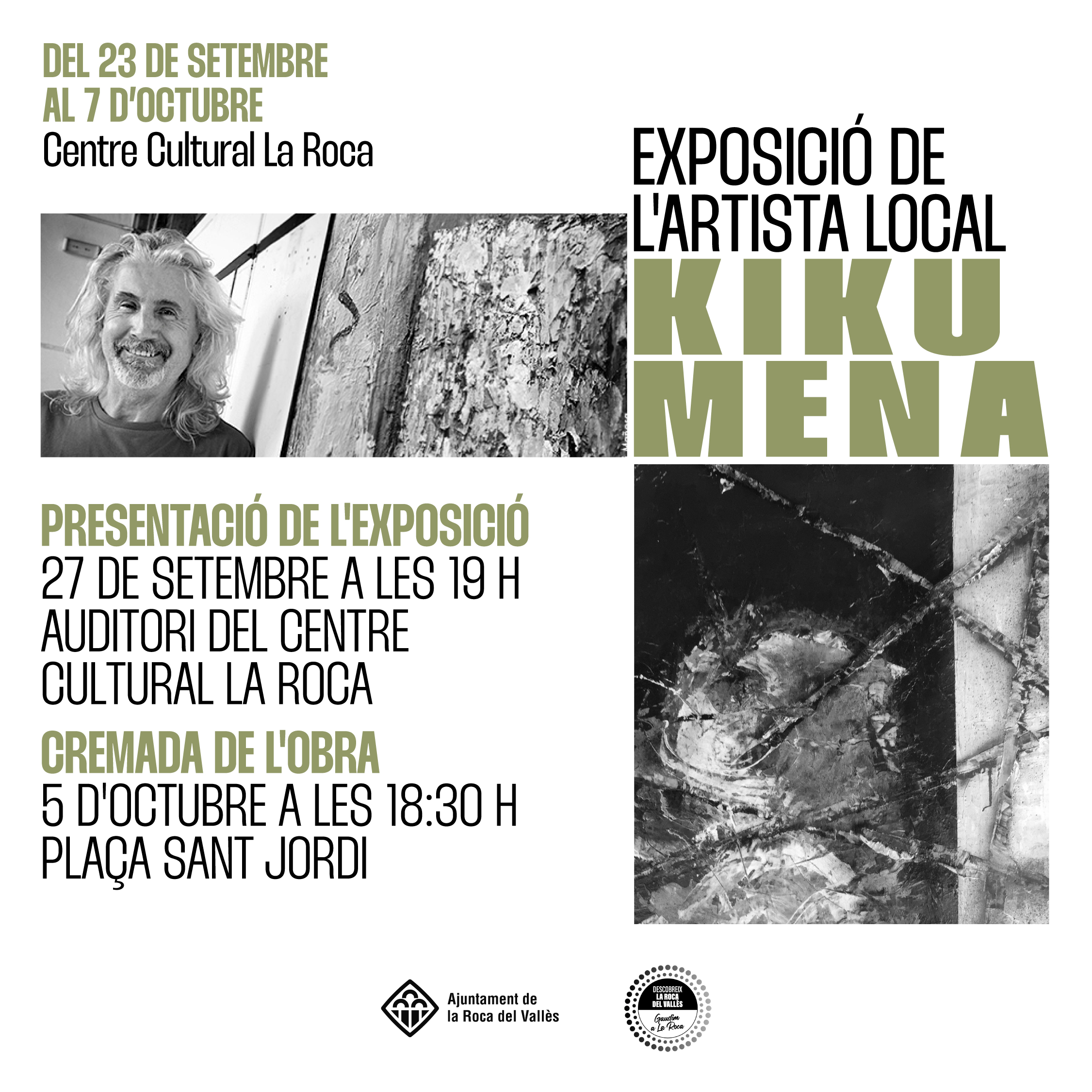 Exposició de l'artista local Kiku Mena