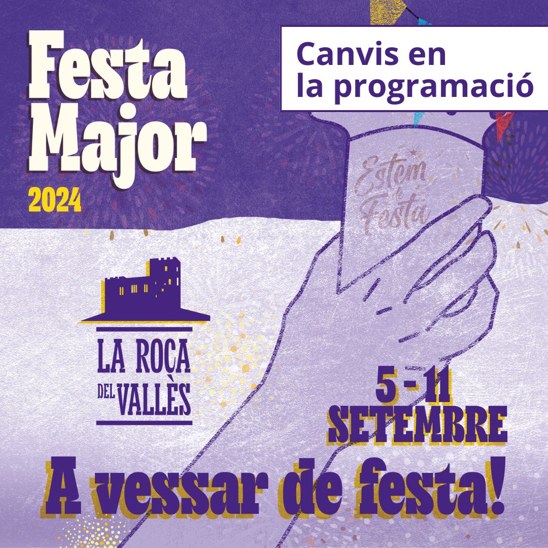 Canvis en la programació de la Festa Major de la Roca