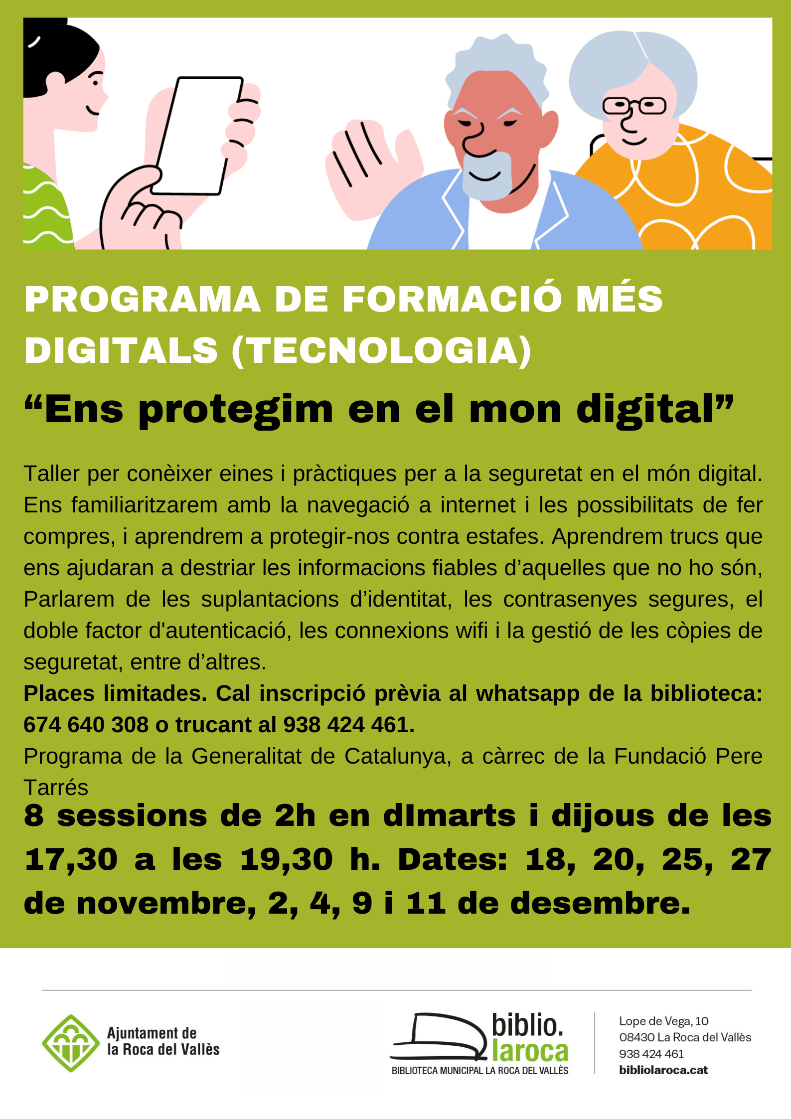 Inici del programa de formació 'Més digitals' Inici del programa de formació 'Més digitals'