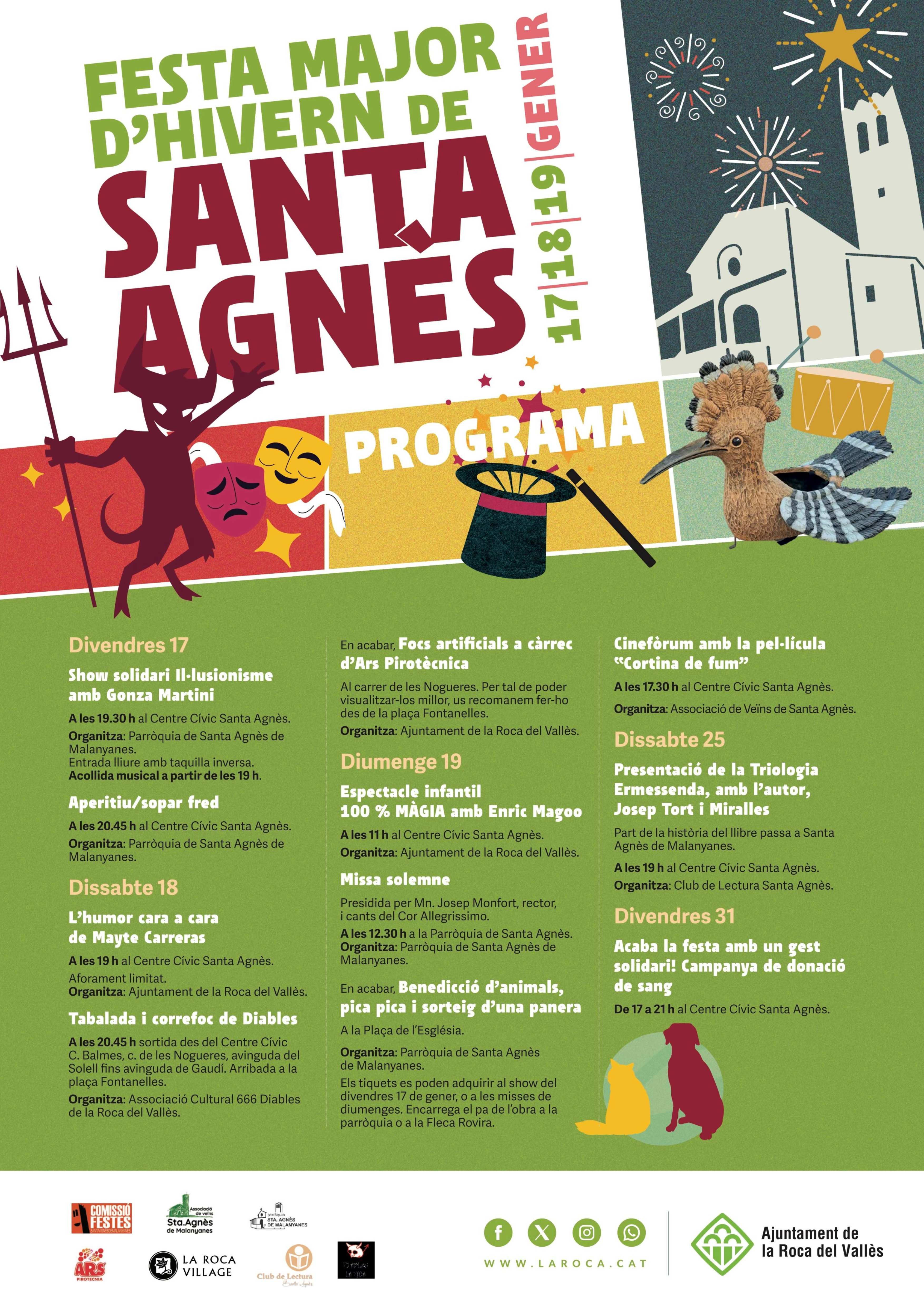 Santa Agnès es prepara per viure la Festa Major d'Hivern