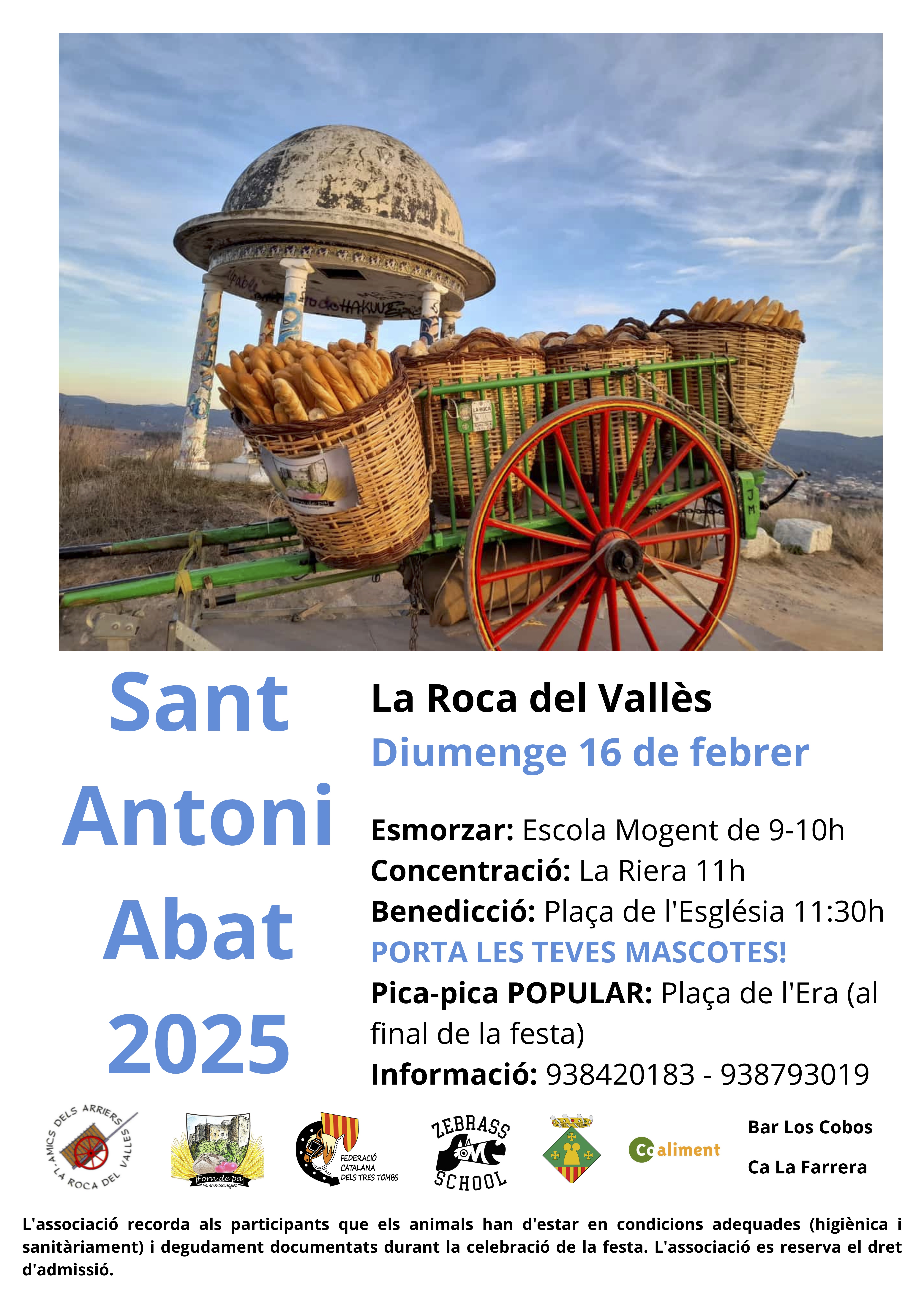 La festa dels Tres Tombs arriba el 16 de febrer a la Roca del Vallès