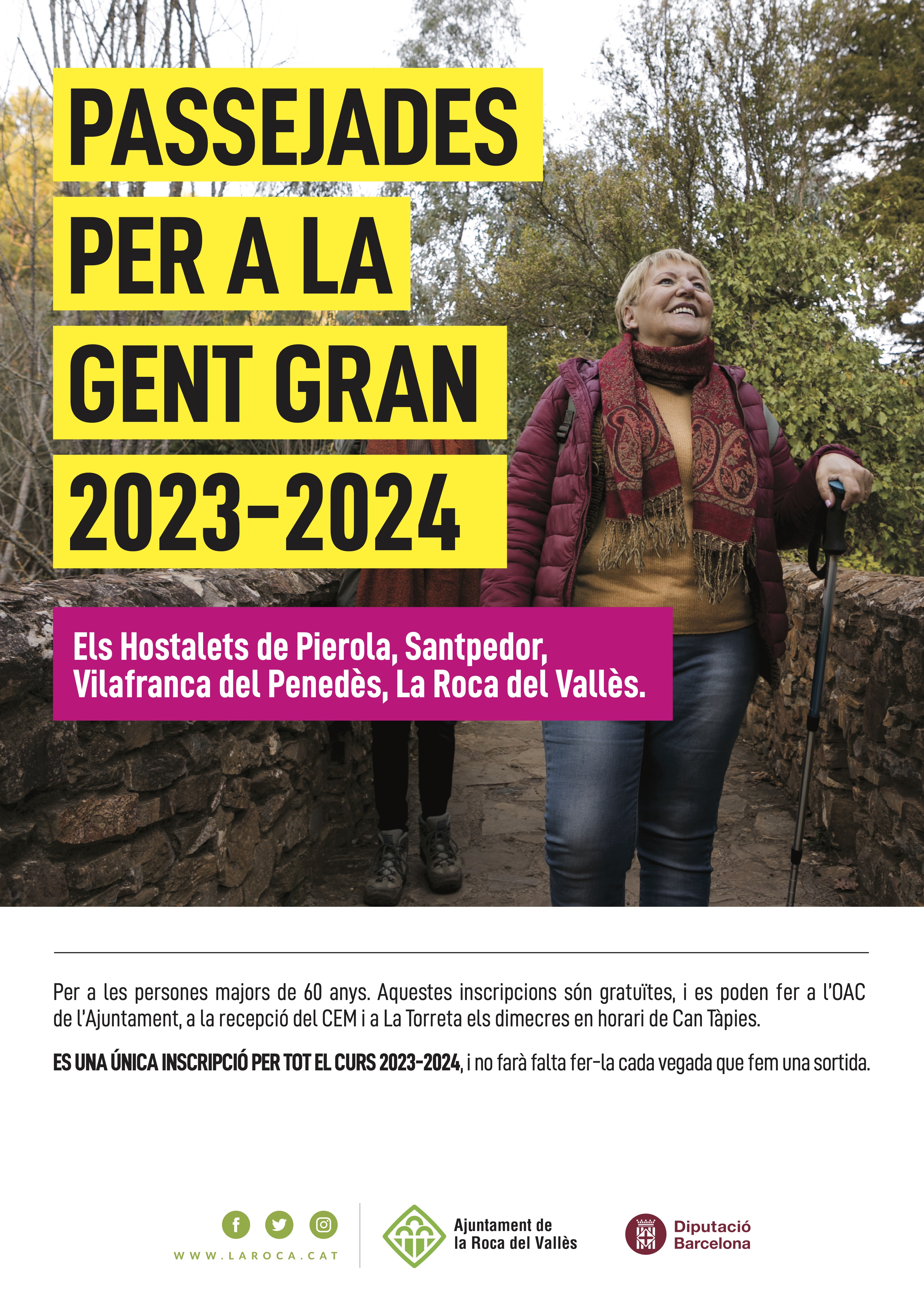 Cartell Passejades Gent Gran 2023-24